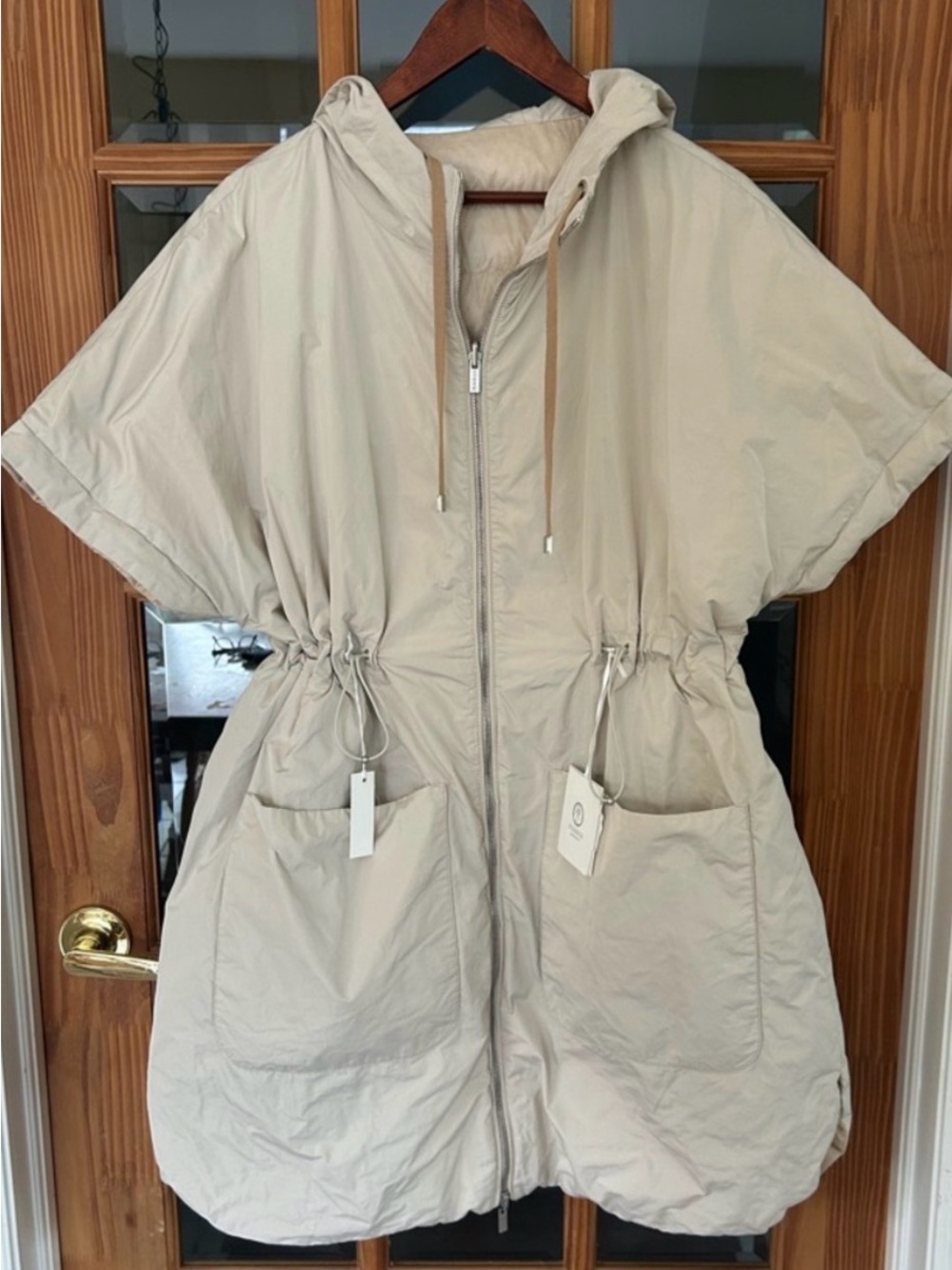 Peserico Neutral Reversible down jacket